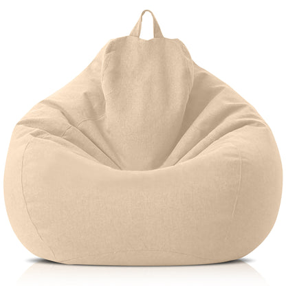 Luxe linnen zitzakhoes – ergonomische zachte loungezit