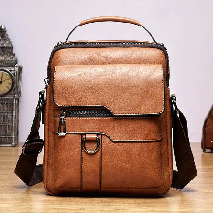 Luxe PU leren schoudertas compacte crossbody voor dagelijks gebruik