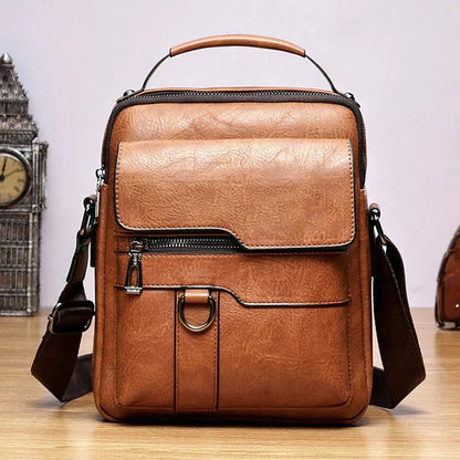 Luxe PU leren schoudertas compacte crossbody voor dagelijks gebruik