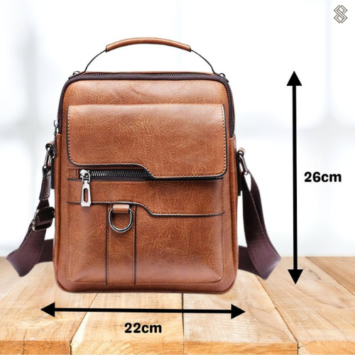 Luxe PU leren schoudertas compacte crossbody voor dagelijks gebruik