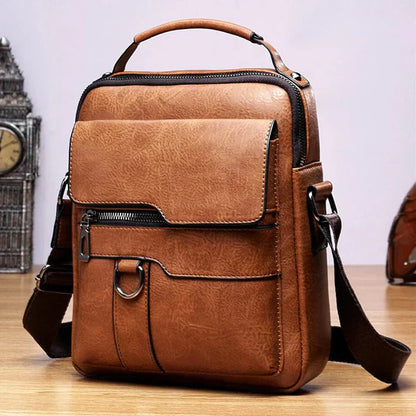 Luxe PU leren schoudertas compacte crossbody voor dagelijks gebruik