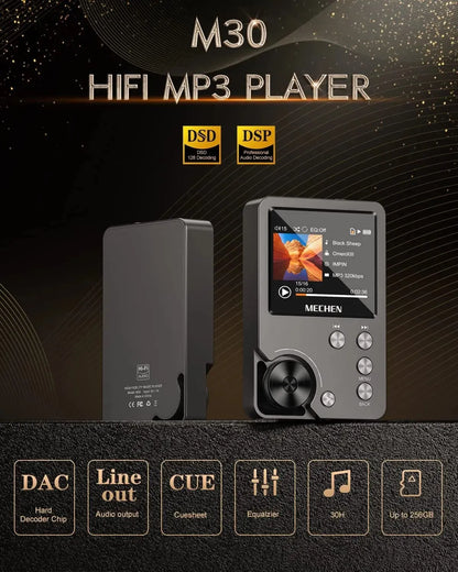 HiFi MP3-speler met 64GB geheugenkaart draagbare lossless muziekspeler