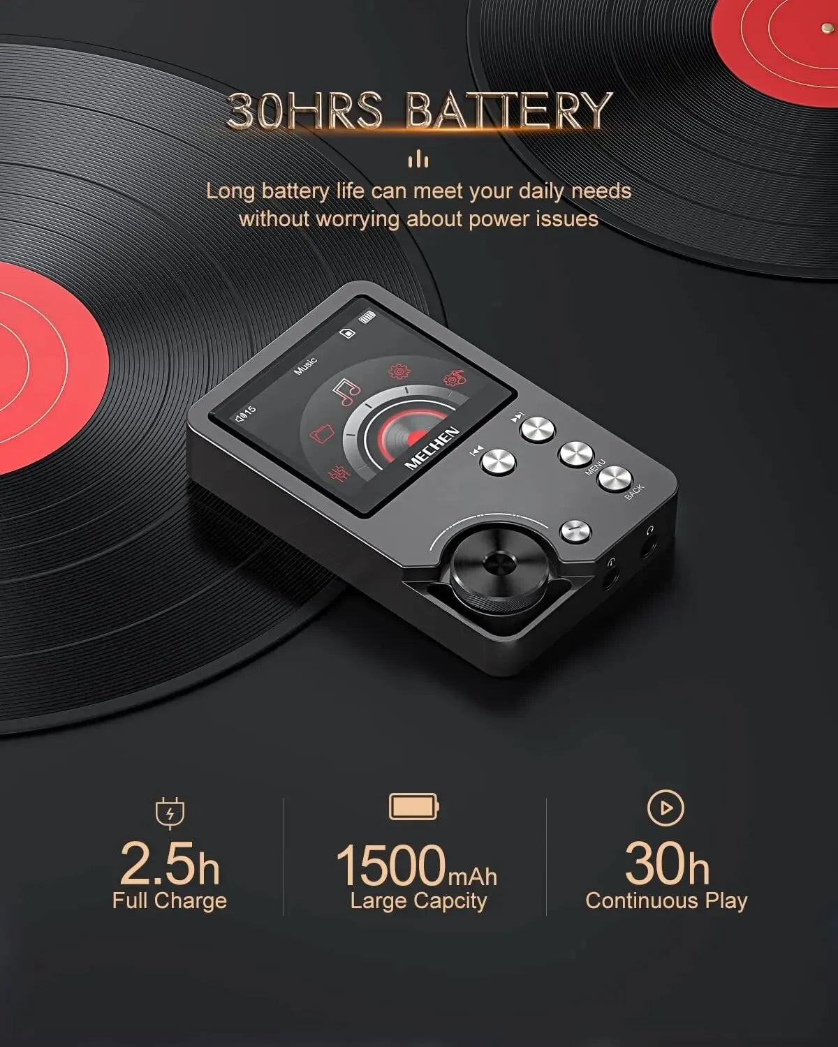 HiFi MP3-speler met 64GB geheugenkaart draagbare lossless muziekspeler