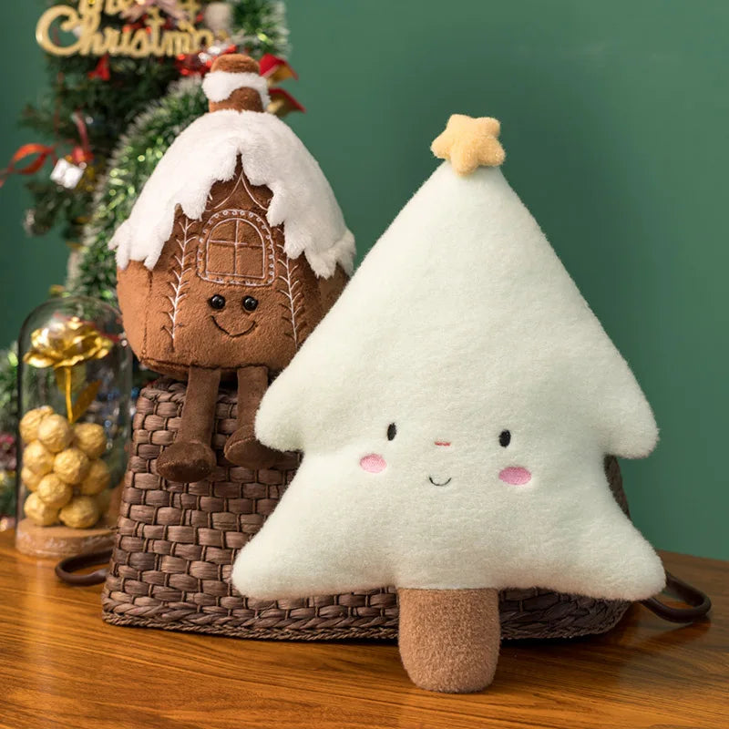 Magisch Kerst Peperkoek Pluche Speelgoed Zachte Fluffy Feestkussen