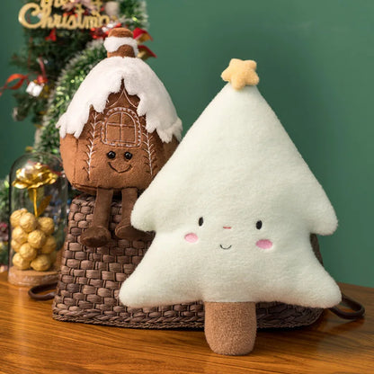 Magisch Kerst Peperkoek Pluche Speelgoed Zachte Fluffy Feestkussen