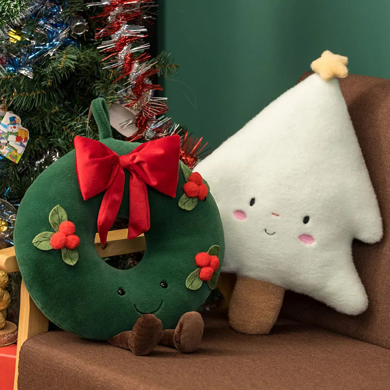 Magisch Kerst Peperkoek Pluche Speelgoed Zachte Fluffy Feestkussen