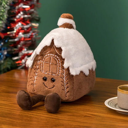 Magisch Kerst Peperkoek Pluche Speelgoed Zachte Fluffy Feestkussen