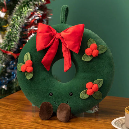 Magisch Kerst Peperkoek Pluche Speelgoed Zachte Fluffy Feestkussen