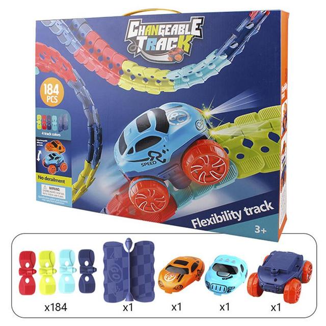 MagniTrack magnetische autoracebaan speelgoedset voor creatief kinderspel