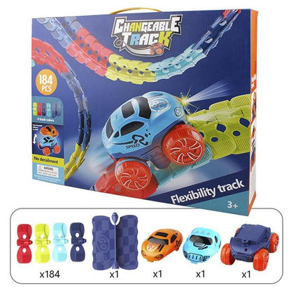 MagniTrack magnetische autoracebaan speelgoedset voor creatief kinderspel