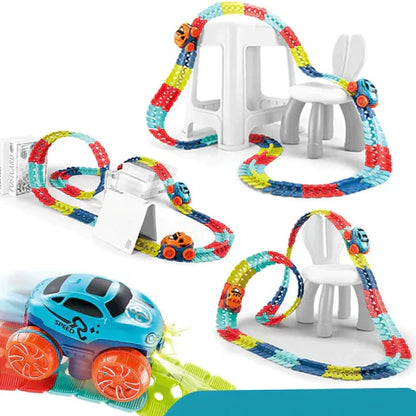 MagniTrack magnetische autoracebaan speelgoedset voor creatief kinderspel