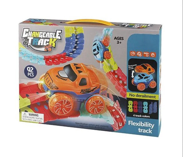 MagniTrack magnetische autoracebaan speelgoedset voor creatief kinderspel