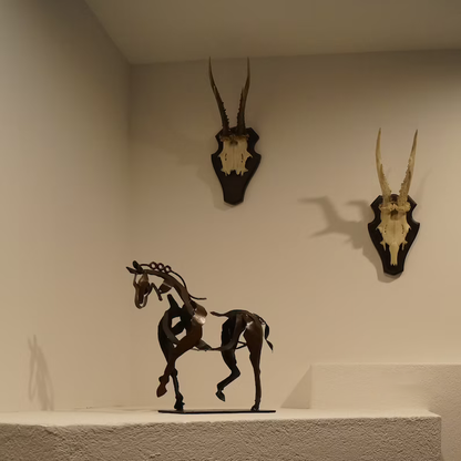 MareMetal Handgemaakte Metalen Paardensculptuur Decoratief Kunstwerk