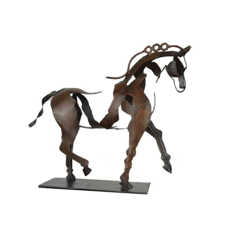 MareMetal Handgemaakte Metalen Paardensculptuur Decoratief Kunstwerk