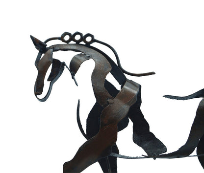 MareMetal Handgemaakte Metalen Paardensculptuur Decoratief Kunstwerk