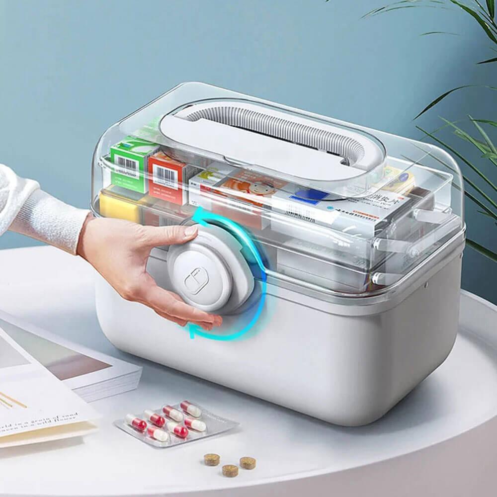 MediSmart Wekelijkse Pillendoos Compact Reismedicijnendoosje