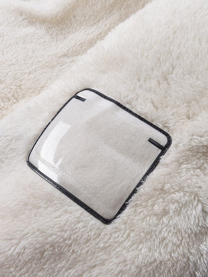 Heren Fleece Gevoerde Gewatteerde Jas Warme Lichtgewicht Winterbuitenkleding