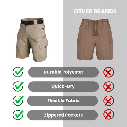 Heren outdoor cargoshorts – duurzaam, rekbaar en sneldrogend