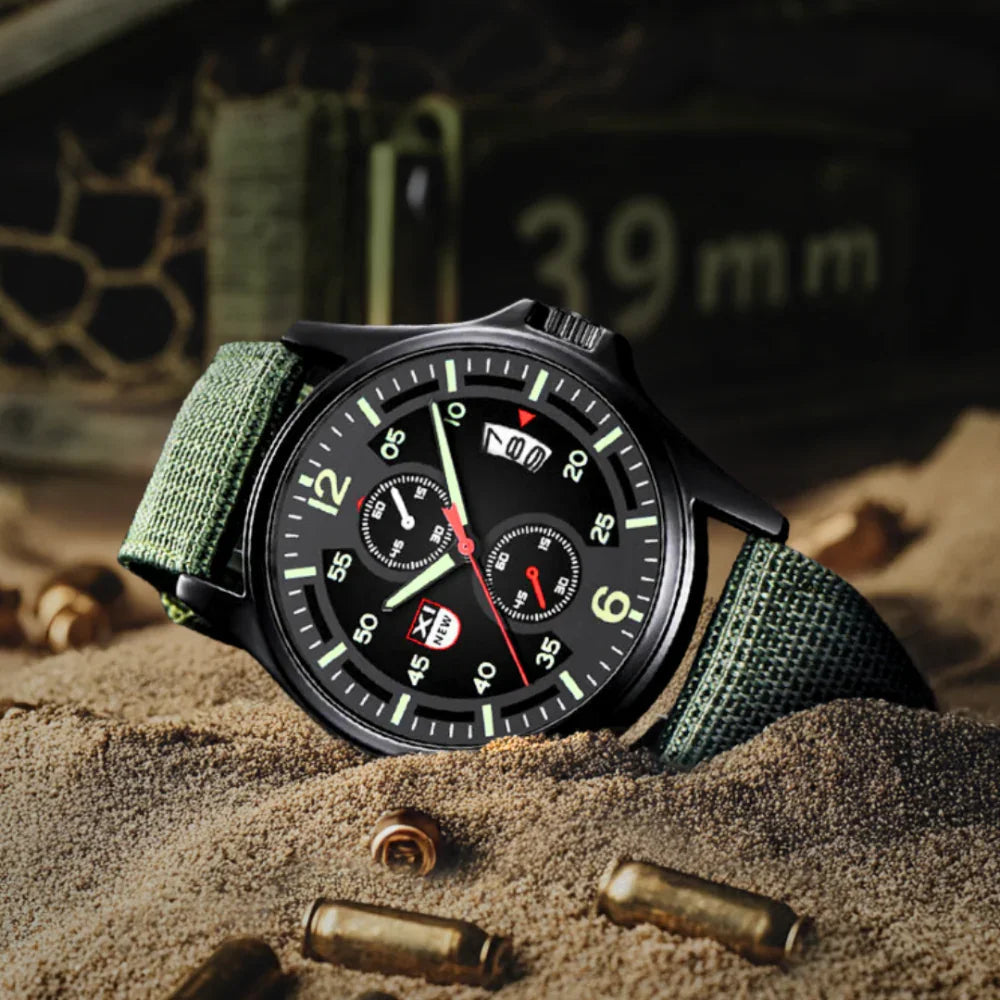Militaire kwarts horloge lichtgewicht tactische nylon band