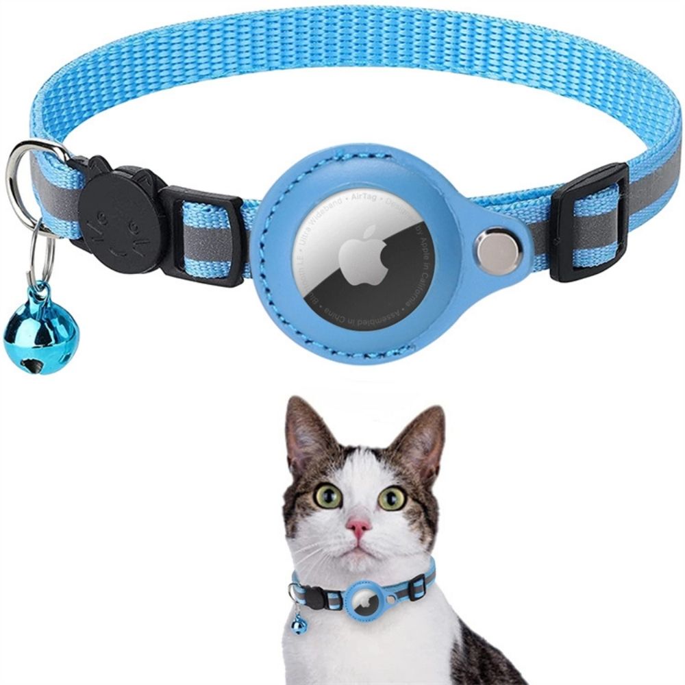 Milo Kattenhalsband met Veiligheidsontgrendeling Reflecterende AirTag Compatibele Halsband