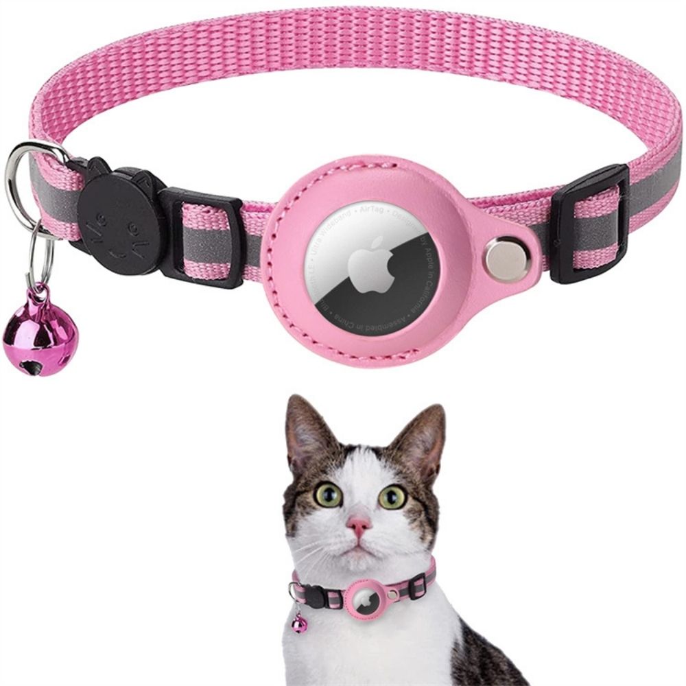 Milo Kattenhalsband met Veiligheidsontgrendeling Reflecterende AirTag Compatibele Halsband