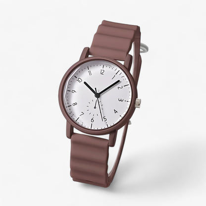 Mina Jelly horloge kleurrijk quartz horloge met siliconen golfband