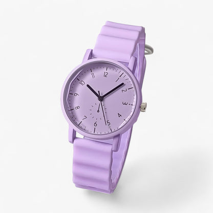 Mina Jelly horloge kleurrijk quartz horloge met siliconen golfband