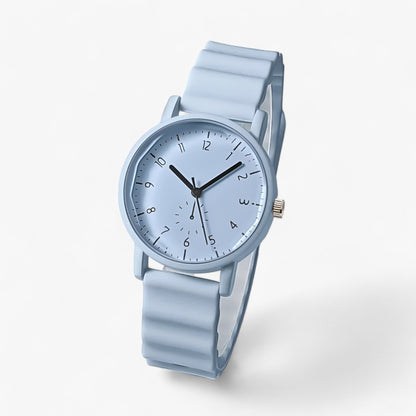 Mina Jelly horloge kleurrijk quartz horloge met siliconen golfband