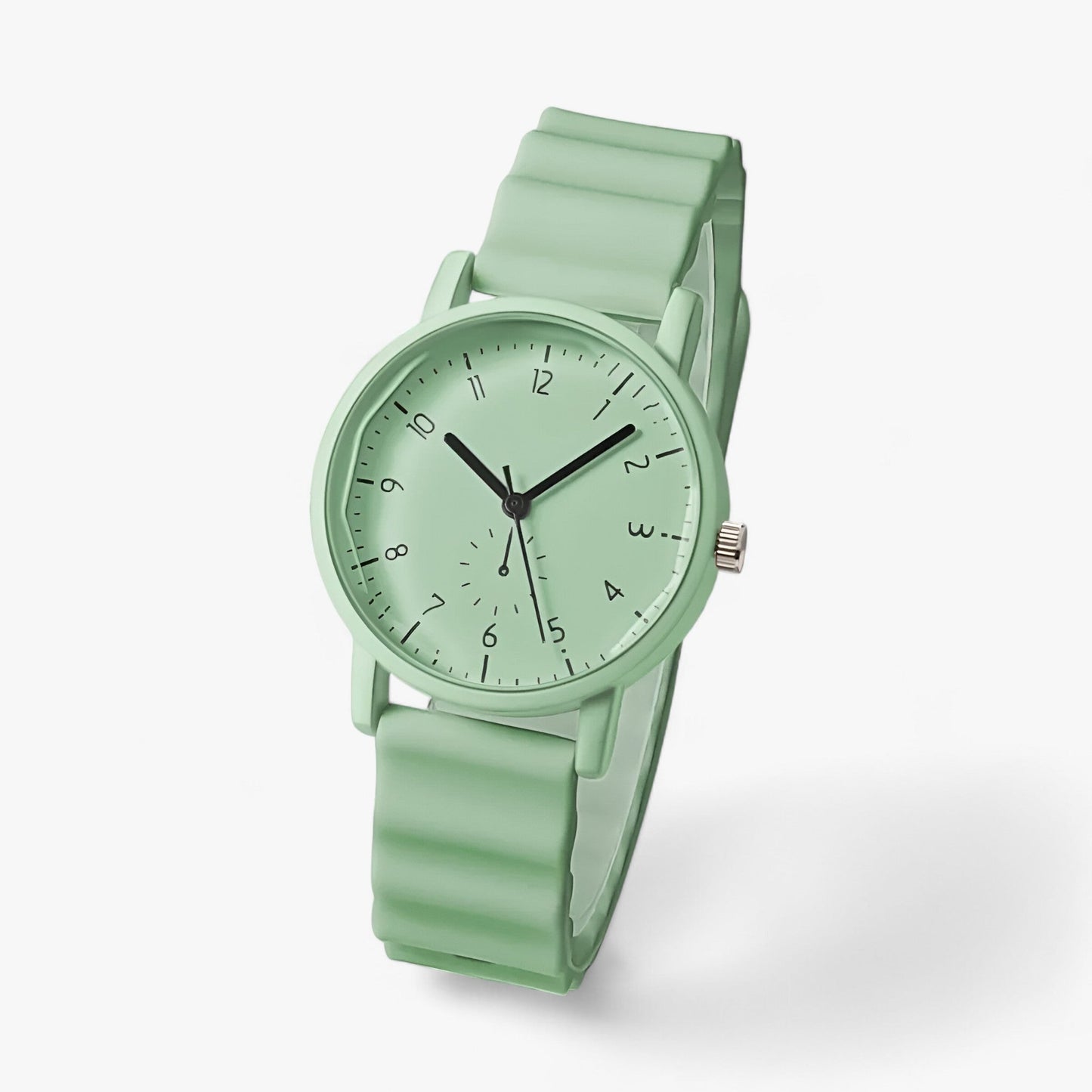 Mina Jelly horloge kleurrijk quartz horloge met siliconen golfband