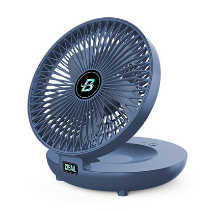 Mini opvouwbare ventilator draagbaar oplaadbaar verstelbaar stil koelend