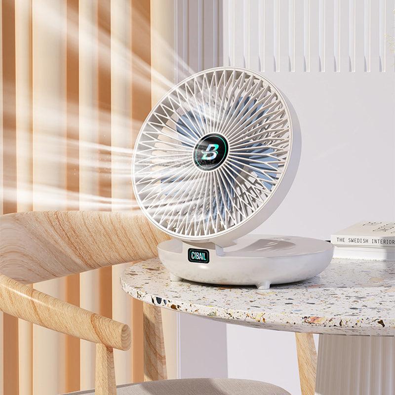 Mini opvouwbare ventilator draagbaar oplaadbaar verstelbaar stil koelend