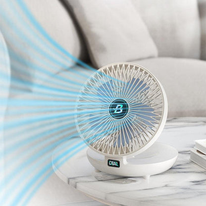 Mini opvouwbare ventilator draagbaar oplaadbaar verstelbaar stil koelend