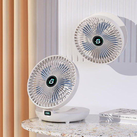 Mini Foldable Fan Portable Rechargeable Adjustable Quiet Cooling