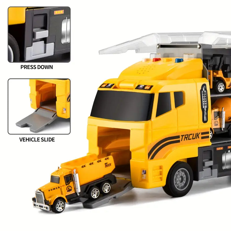 MiniTruck bouwvoertuig speelgoedset voor creatieve kinderen