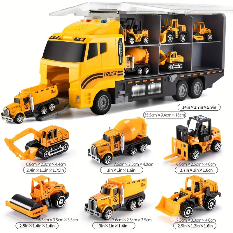 MiniTruck bouwvoertuig speelgoedset voor creatieve kinderen
