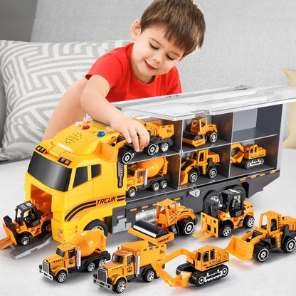 MiniTruck bouwvoertuig speelgoedset voor creatieve kinderen