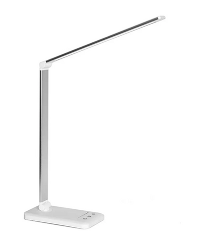 Moderne verstelbare LED bureaulamp met USB-oplader dimbare kantoor- en slaapkamerverlichting