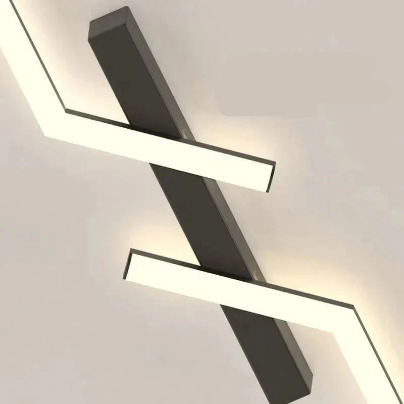 Moderne LED lijn plafondlamp inbouw minimalistisch energiezuinige plafondlamp
