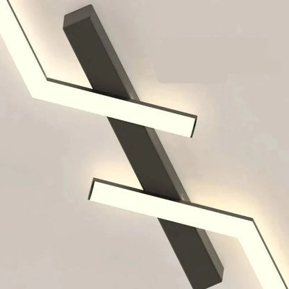 Moderne LED lijn plafondlamp inbouw minimalistisch energiezuinige plafondlamp