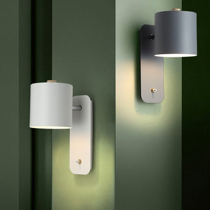 Moderne LED wandlamp met schakelaar binnen wandlamp
