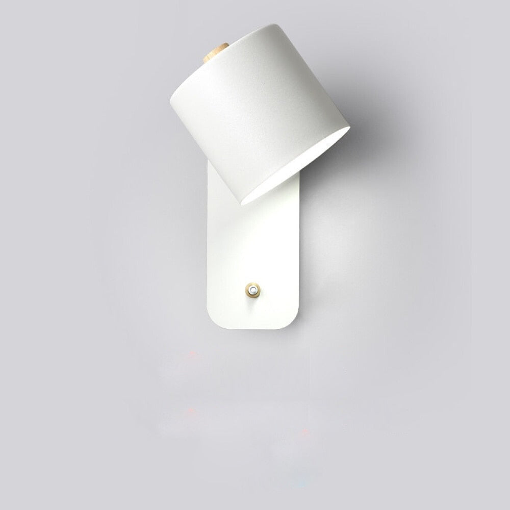 Moderne LED wandlamp met schakelaar binnen wandlamp