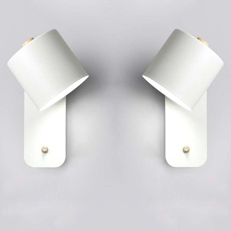 Moderne LED wandlamp met schakelaar binnen wandlamp
