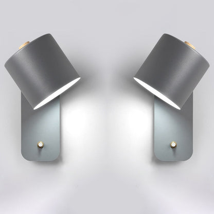 Moderne LED wandlamp met schakelaar binnen wandlamp