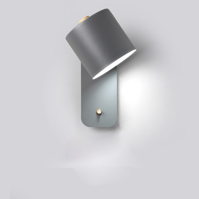 Moderne LED wandlamp met schakelaar binnen wandlamp