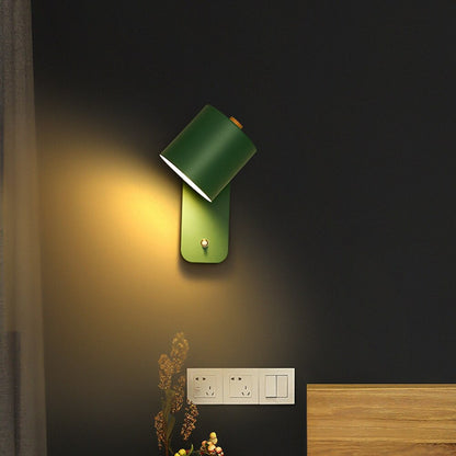 Moderne LED wandlamp met schakelaar binnen wandlamp