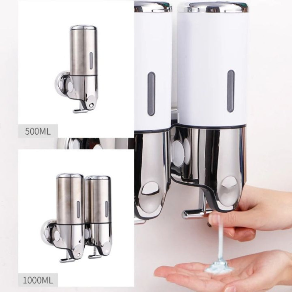 Moderne wandgemonteerde zeepdispenser roestvrijstalen badkameraccessoire