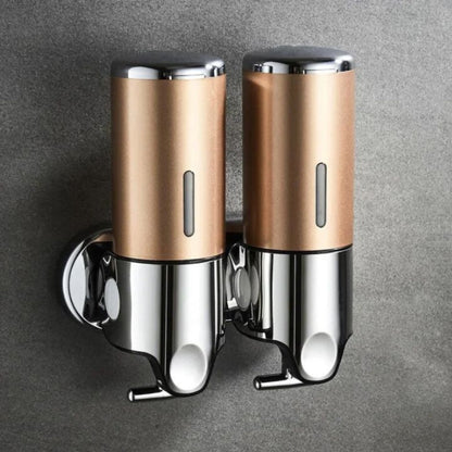 Moderne wandgemonteerde zeepdispenser roestvrijstalen badkameraccessoire