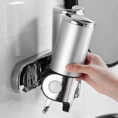 Moderne wandgemonteerde zeepdispenser roestvrijstalen badkameraccessoire