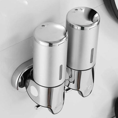 Moderne wandgemonteerde zeepdispenser roestvrijstalen badkameraccessoire