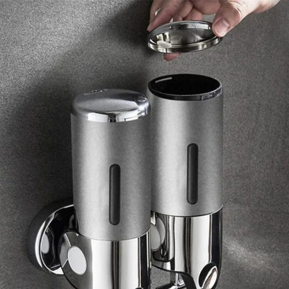 Moderne wandgemonteerde zeepdispenser roestvrijstalen badkameraccessoire